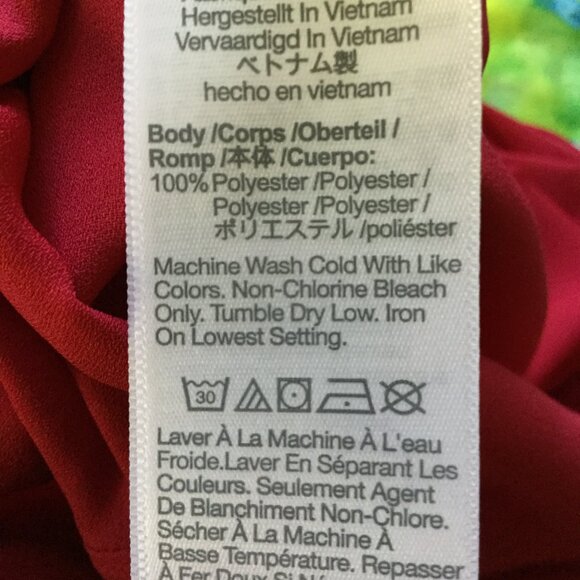 Madewell Red Blouse s - Picture 7 of 10